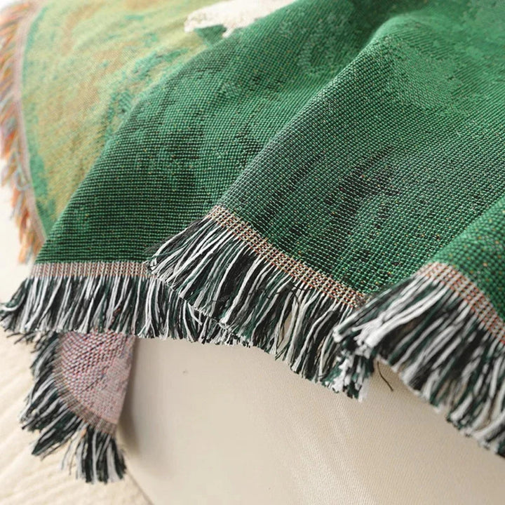 Lisslune | Frida Sheep Woven Throw Blanket