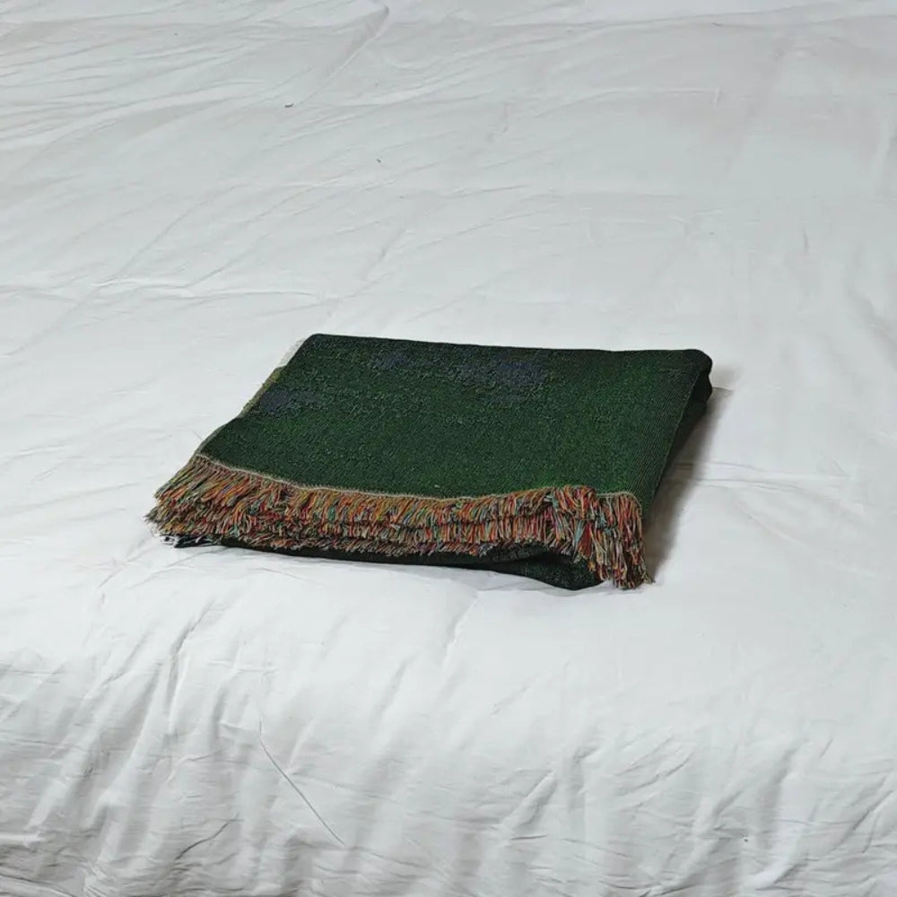 Lisslune | Frida Sheep Woven Throw Blanket