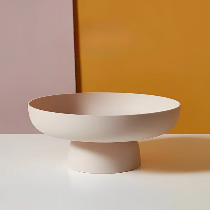 Lisslune | Fruitful Elegance – Retro Fruit Bowl with Vintage Leaf Design & Ceramic Finish