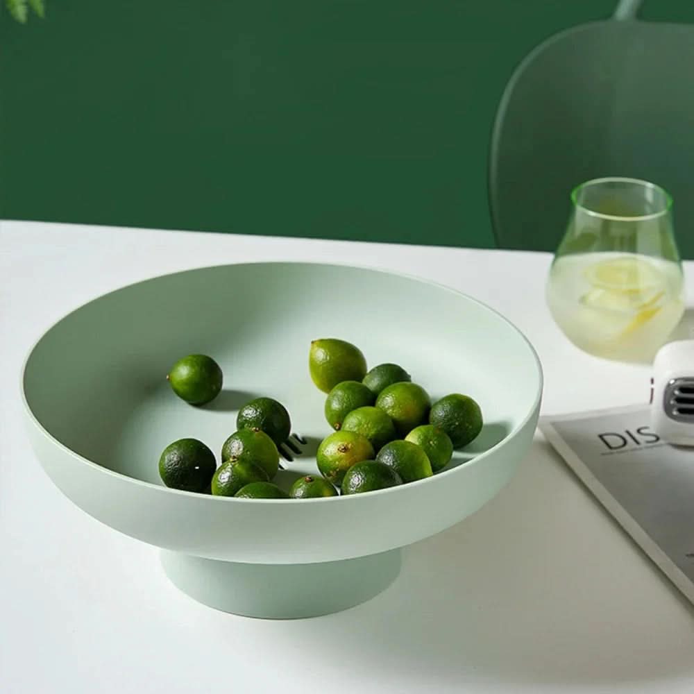 Lisslune | Fruity Elegance Retro Fruit Bowl – Leaf-Shaped Plastic Tray