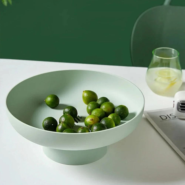 Lisslune | Fruity Elegance Retro Fruit Bowl – Leaf-Shaped Plastic Tray