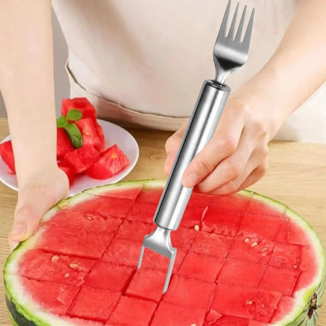Lisslune | 2-in-1 fruit cutter with integrated fork for fresh snacks
