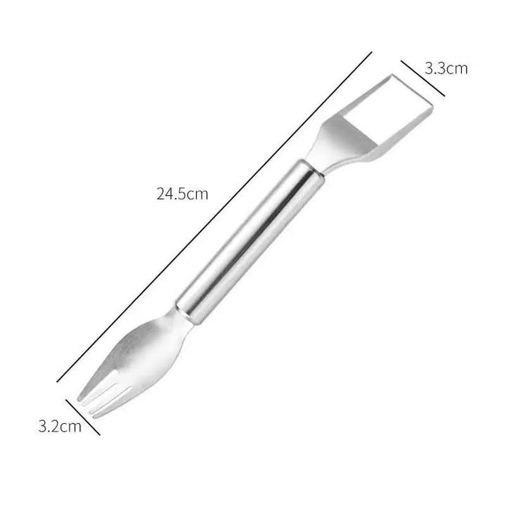 Lisslune | 2-in-1 fruit cutter with integrated fork for fresh snacks