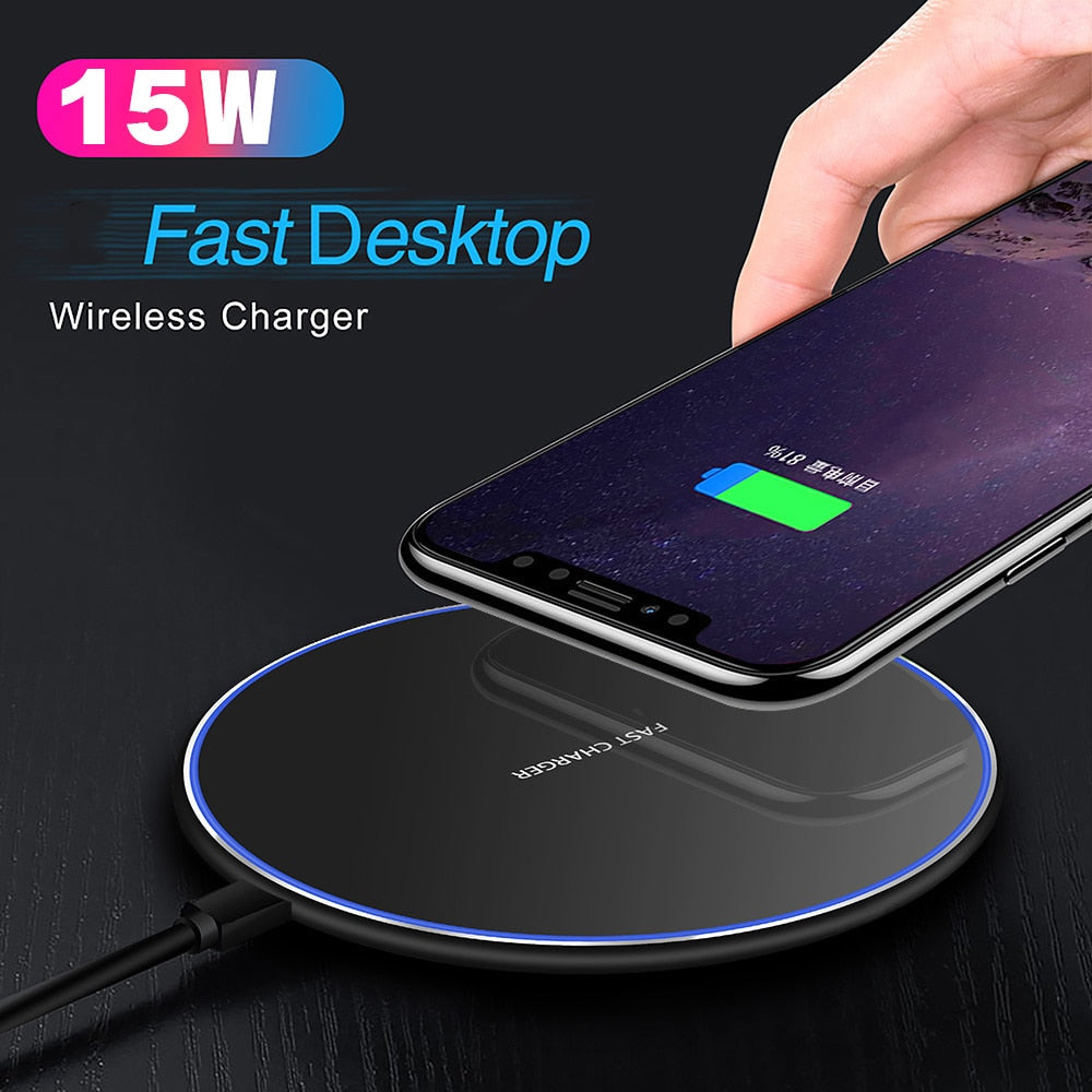 Lisslune | 30W Fast Wireless Charging Pad | Premium USB C Charging Cable MagSafe Charger for Apple iPhone, Samsung & Android - Fast Wireless Charging Pad