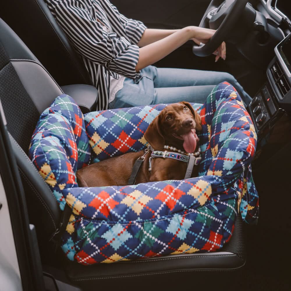 Lisslune | PETCOMFORT - Dog Car Seat Bed for On-the-Go