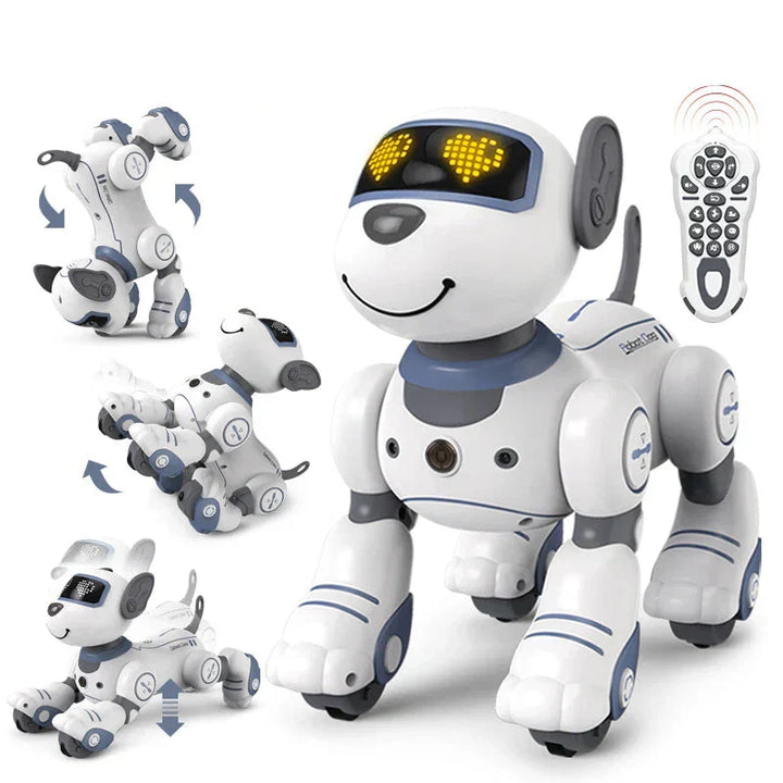 Lisslune | Robot Electronics Dog, Stunt Dog, Voice Command, Programmable Touch Sense, Music Song, Robot Dog for Children's Toy