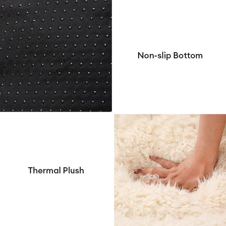 Lisslune | Alpaca-shaped, fluffy, warm, detachable dog and cat bed