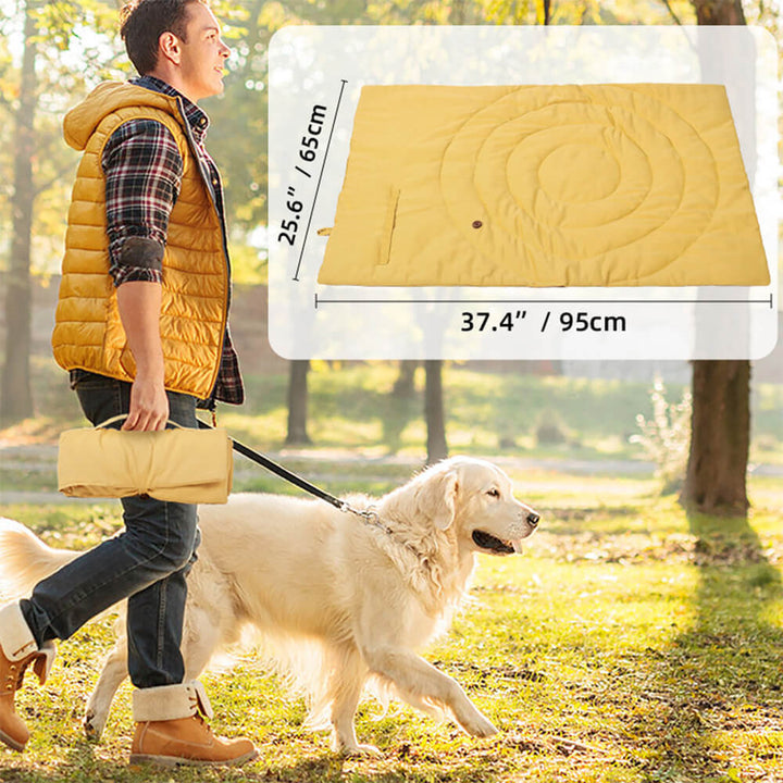 Lisslune | Folding Waterproof Portable Dog Car Seat Mat Dog Camping Mat