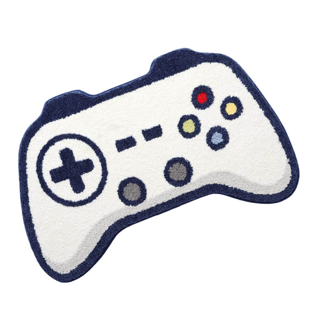 Lisslune | Game controller-shaped synthetic cashmere printed rug