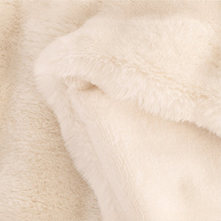 Lisslune | Premium Bubble Double Layer Thick Synthetic Rabbit Fur Blanket