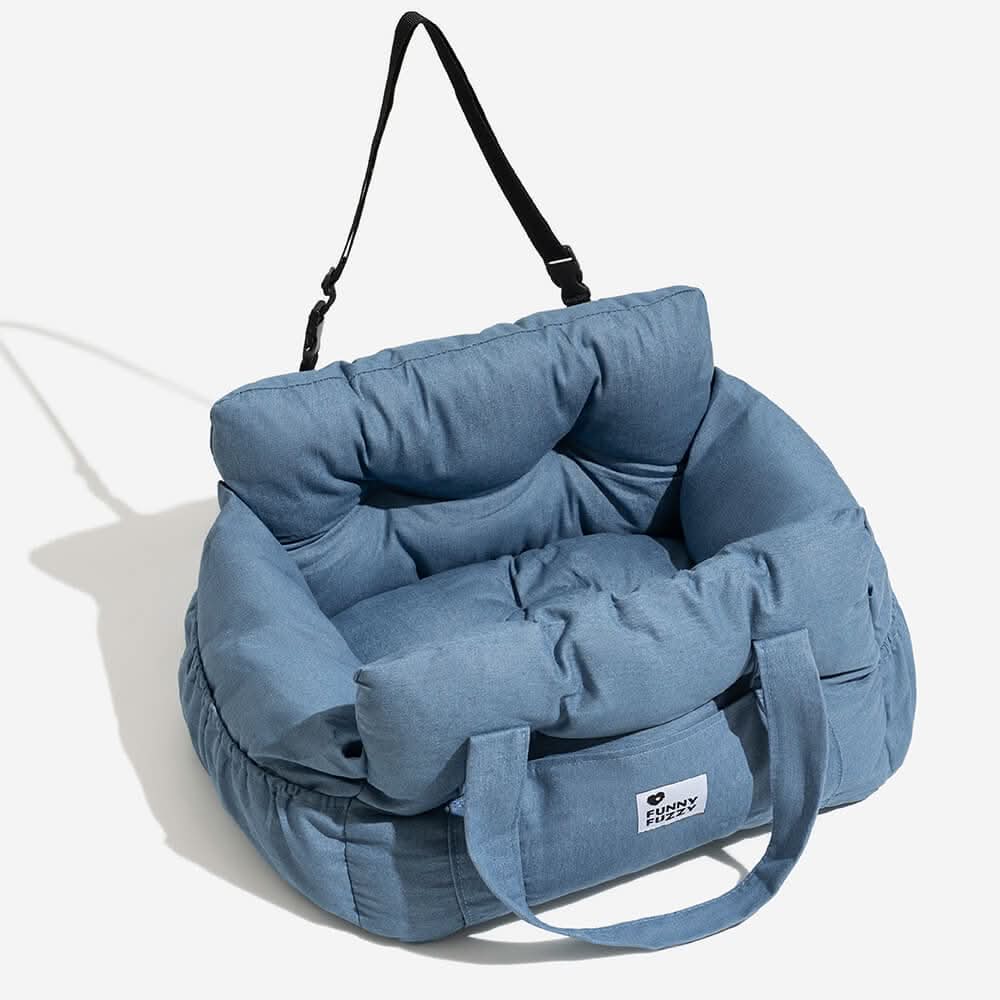 Lisslune | PETCOMFORT - Dog Car Seat Bed for On-the-Go
