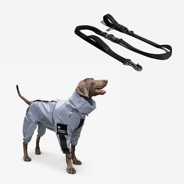 Lisslune | Reflective All-Weather Waterproof Cool Dog Accessories Raincoat