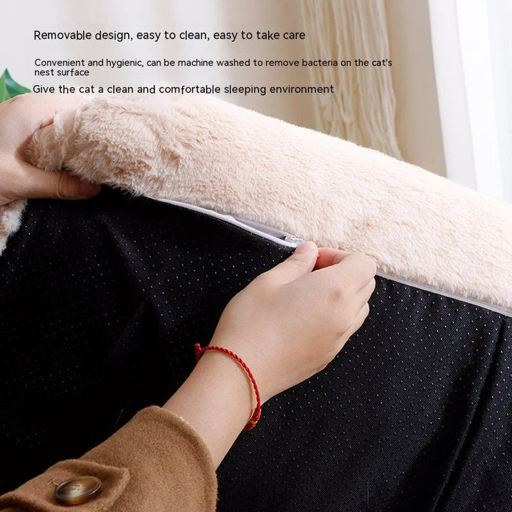 Lisslune | FuzzyBuddy - Four Seasons large plush pet sofa for ultimate comfort