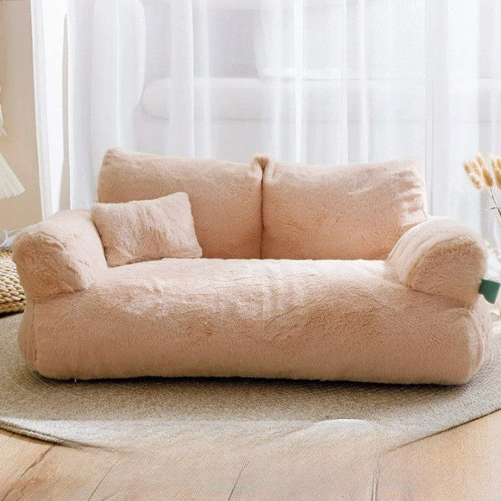 Lisslune | FuzzyBuddy - Four Seasons large plush pet sofa for ultimate comfort