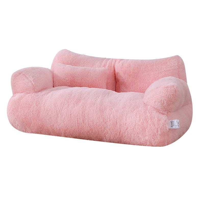 Lisslune | FuzzyBuddy - Four Seasons large plush pet sofa for ultimate comfort