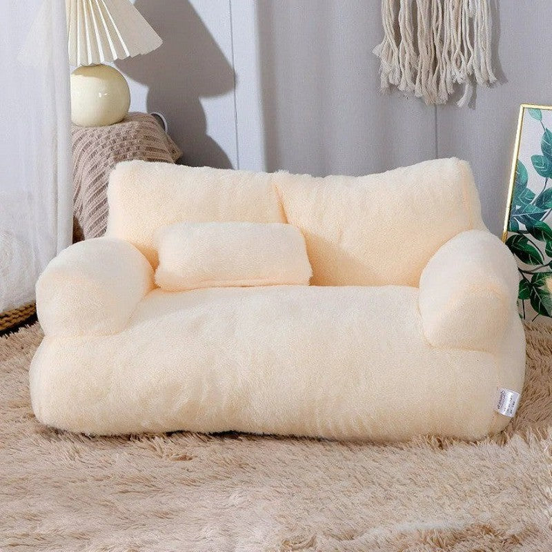 Lisslune | FuzzyBuddy - Four Seasons large plush pet sofa for ultimate comfort