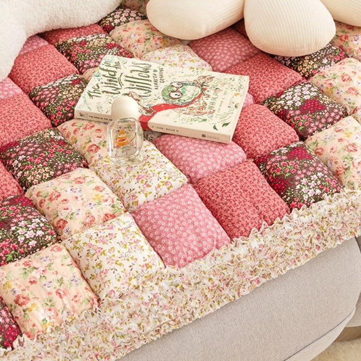 Lisslune | Colorful Retro Pastoral Style Sofa Cover