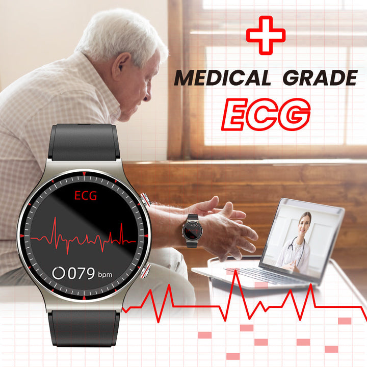 Lisslune | CFDA EKG Blood Oxygen Heart Rate Health Monitoring Smart Watch