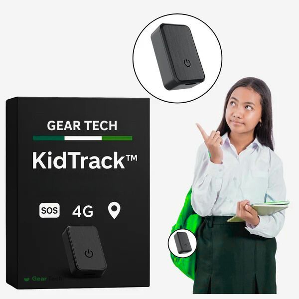 Lisslune | Mini GPS Tracker for Children | Real-Time Tracking, Virtual Fence & Peace of Mind for Parents