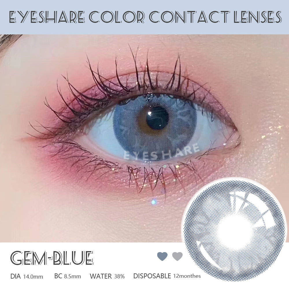 Rynx Gem Blue 14.0mm 1 Pair | 1 Year