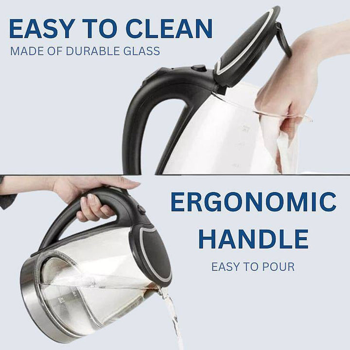 Lisslune | 1.8L Electric Glass Kettle with LED Illumination