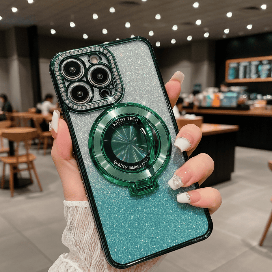 Lisslune | Glittering MagSafe Ring Grip for iPhone