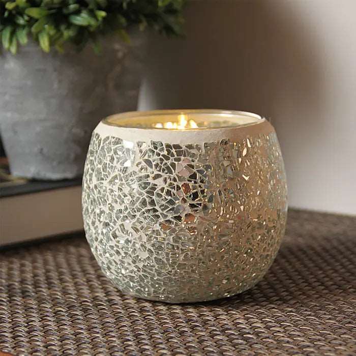 Lisslune | Decorative Glass Candle Holder for Warm Light