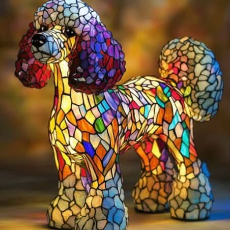 Lisslune | Artistic LED Night Light with Dog Breed Design