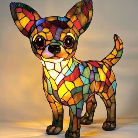 Lisslune | Artistic LED Night Light with Dog Breed Design