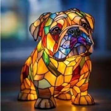 Lisslune | Artistic LED Night Light with Dog Breed Design