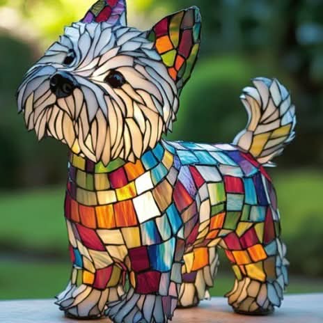 Lisslune | Artistic LED Night Light with Dog Breed Design