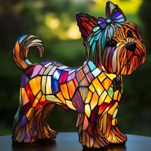 Lisslune | Artistic LED Night Light with Dog Breed Design