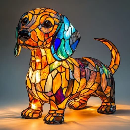Lisslune | Artistic LED Night Light with Dog Breed Design