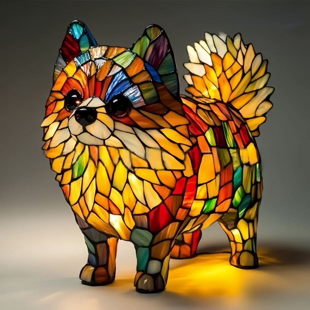 Lisslune | Artistic LED Night Light with Dog Breed Design
