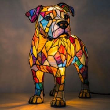 Lisslune | Artistic LED Night Light with Dog Breed Design