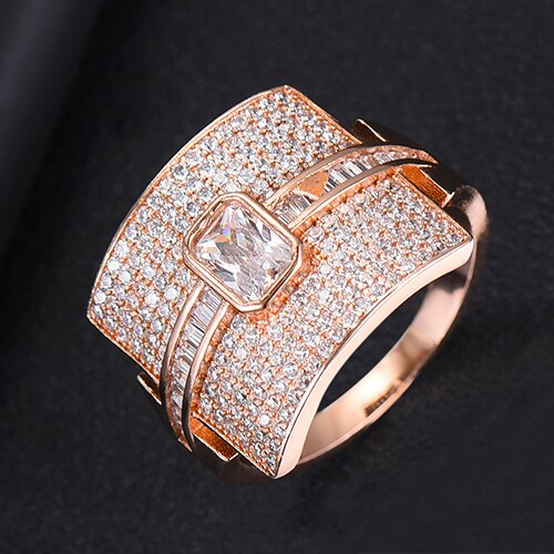 Lisslune | Monaco Design Luxury Statement Stackable Ring For Women