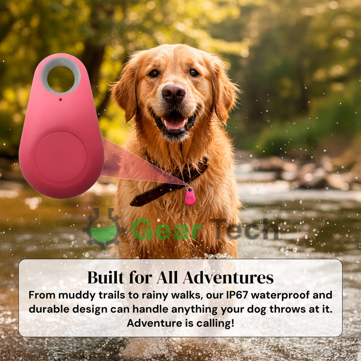Lisslune | GPS Dog Tracker | Waterproof, Real-Time Location & Safety Zone Alerts for Outdoor Adventures
