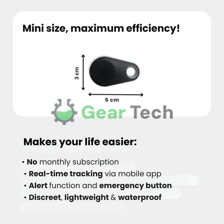 Lisslune | GPS Dog Tracker | Waterproof, Real-Time Location & Safety Zone Alerts for Outdoor Adventures