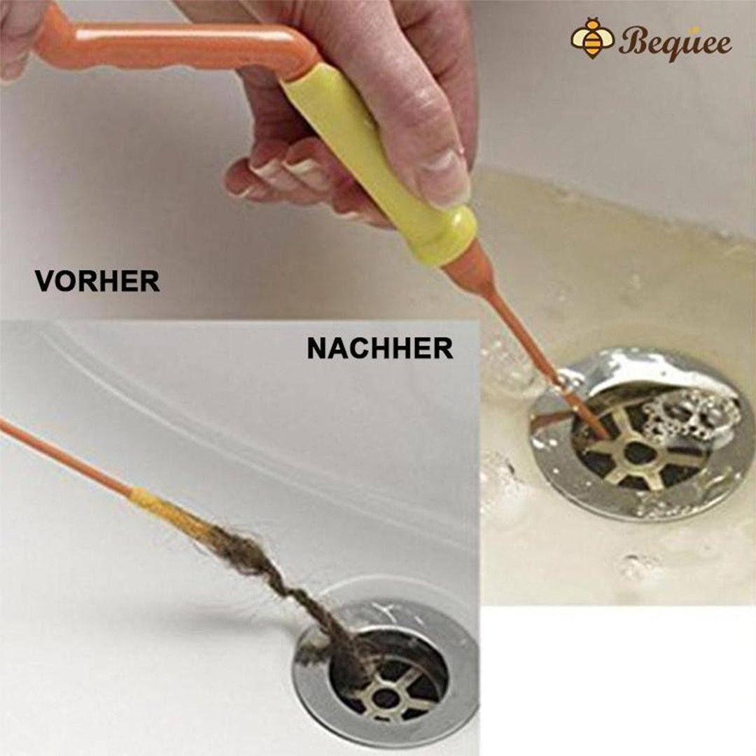Lisslune | Bequee Hair Clog Tool, Anti-Clog Tool for Wastewater Channel