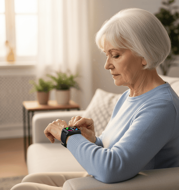 Lisslune | Smartwatch for seniors with location sharing & SOS function