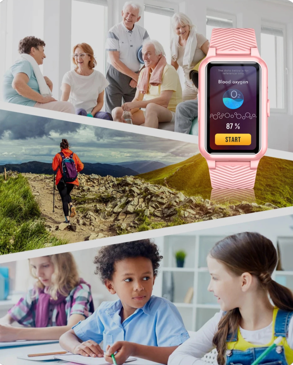 Lisslune | Smartwatch for seniors with location sharing & SOS function
