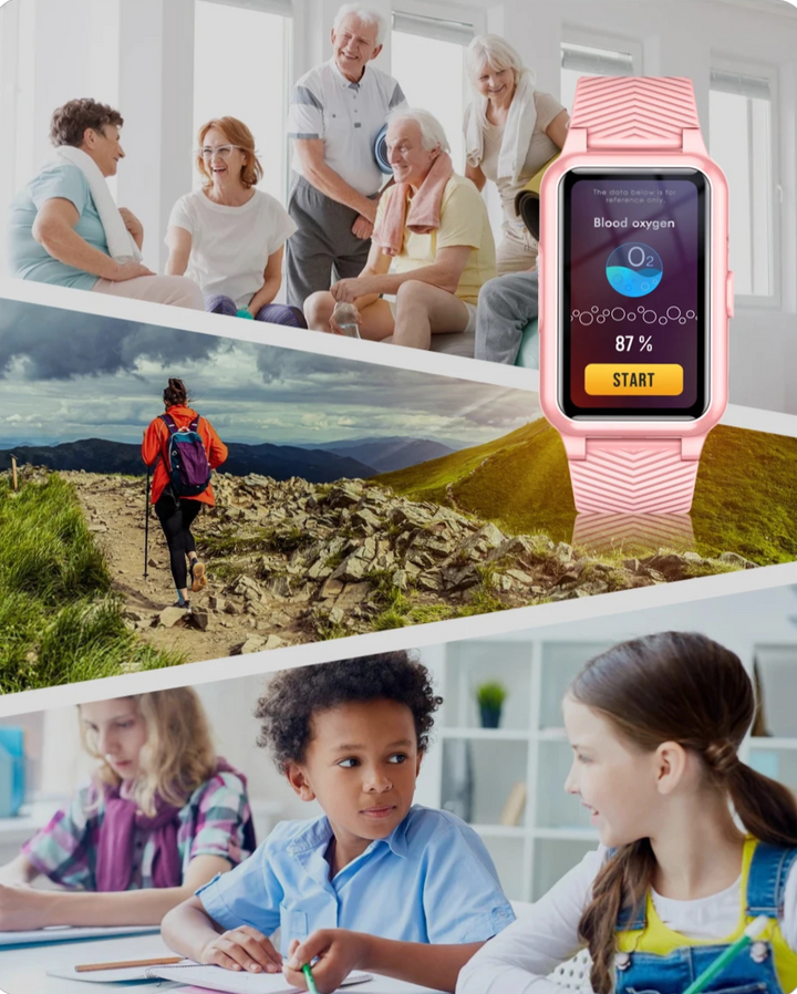 Lisslune | Smartwatch for seniors with location sharing & SOS function