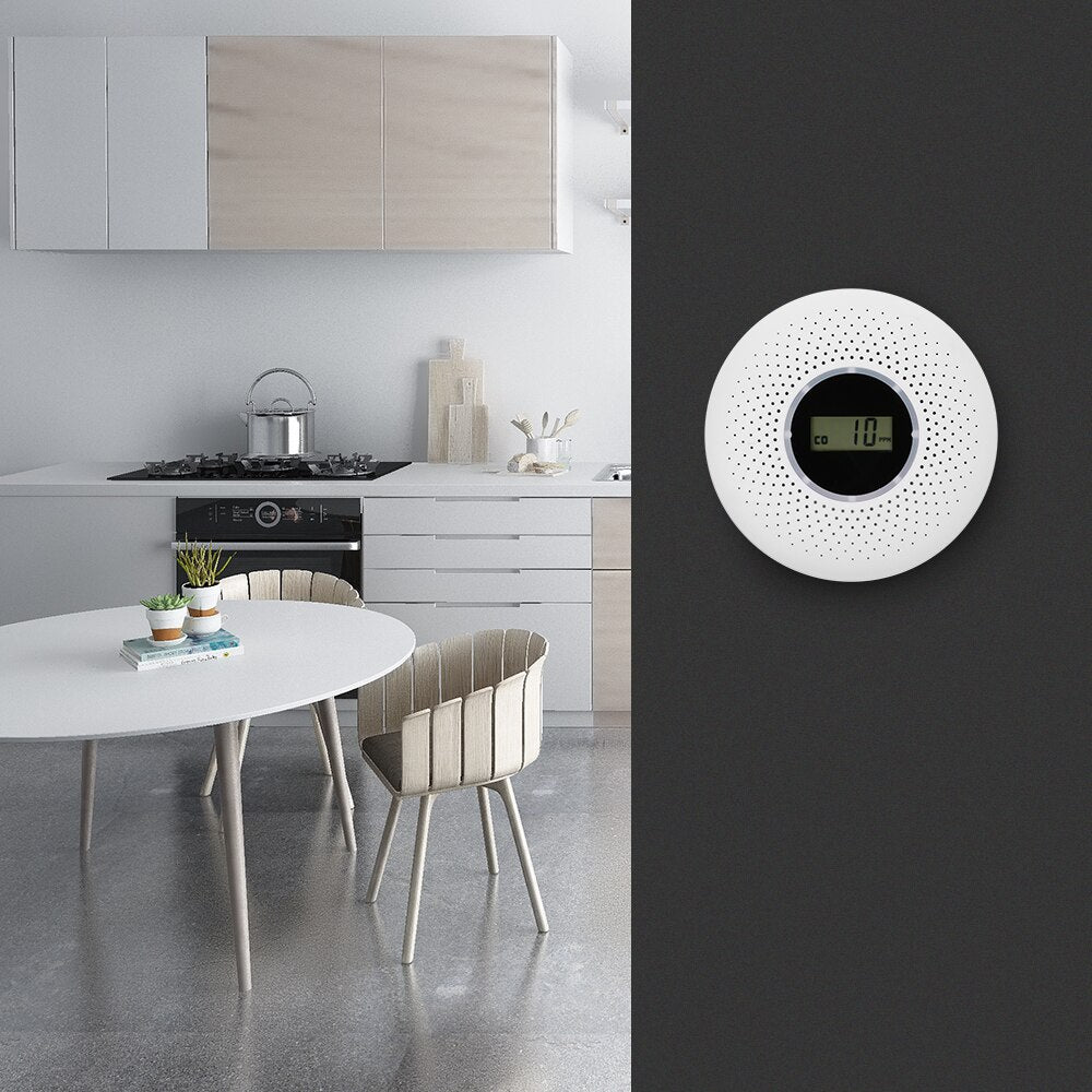 Lisslune | CombiSafe Smoke and Carbon Monoxide Detector with Long Life Battery