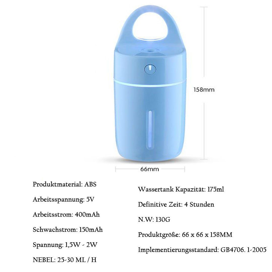 Lisslune | USB Air Humidifier Air Aroma Diffuser Mist Maker