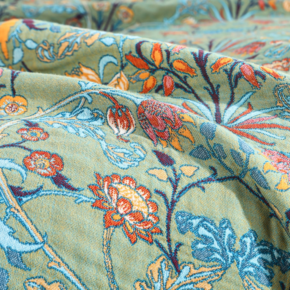 Lisslune | Wild Petal Pure Cotton Reversible Blanket