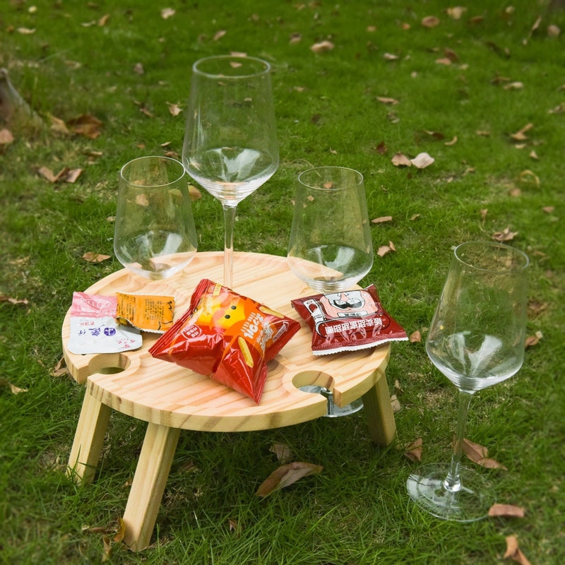 Lisslune | GardenTray - Foldable picnic table for outdoor enjoyment