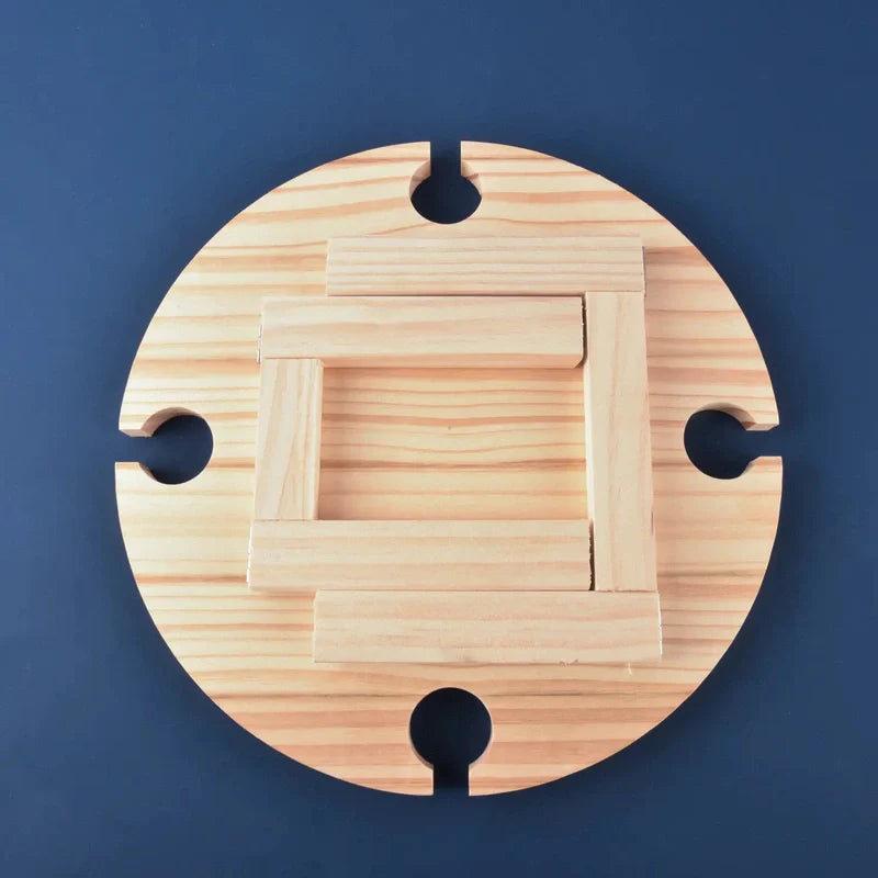Lisslune | GardenTray - Foldable picnic table for outdoor enjoyment