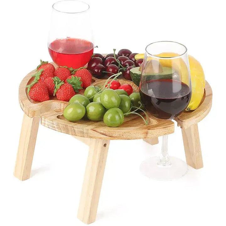Lisslune | GardenTray - Foldable picnic table for outdoor enjoyment