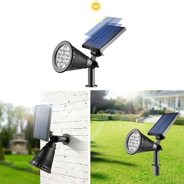 Lisslune | Solar Powered Atlas Spotlights - Outdoor Garden Lighting Spotlights