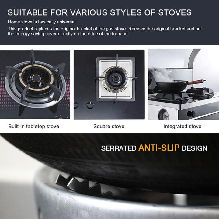 Lisslune | Gas stove Energy-saving wind shield ring